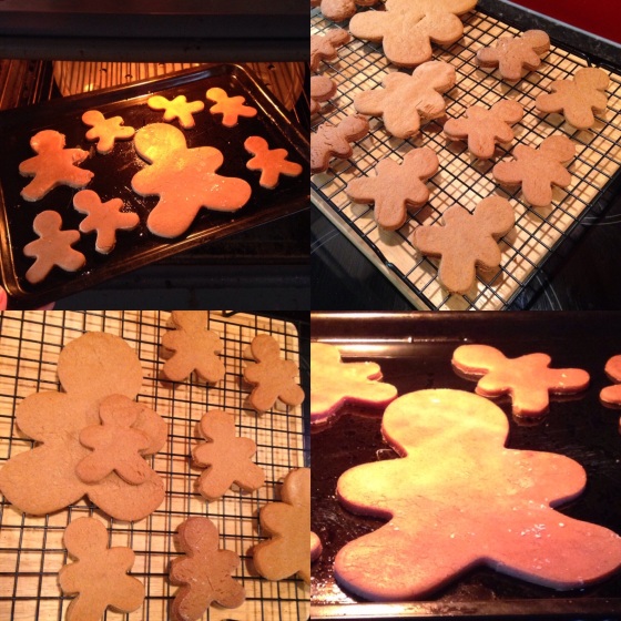 Baking Gingerbread Men