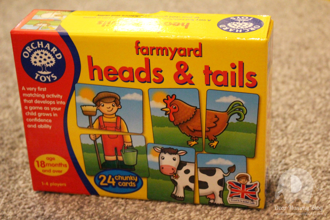 Orchard Toys Farmyard Heads and Tails Game Suitable for age 18 months+ 