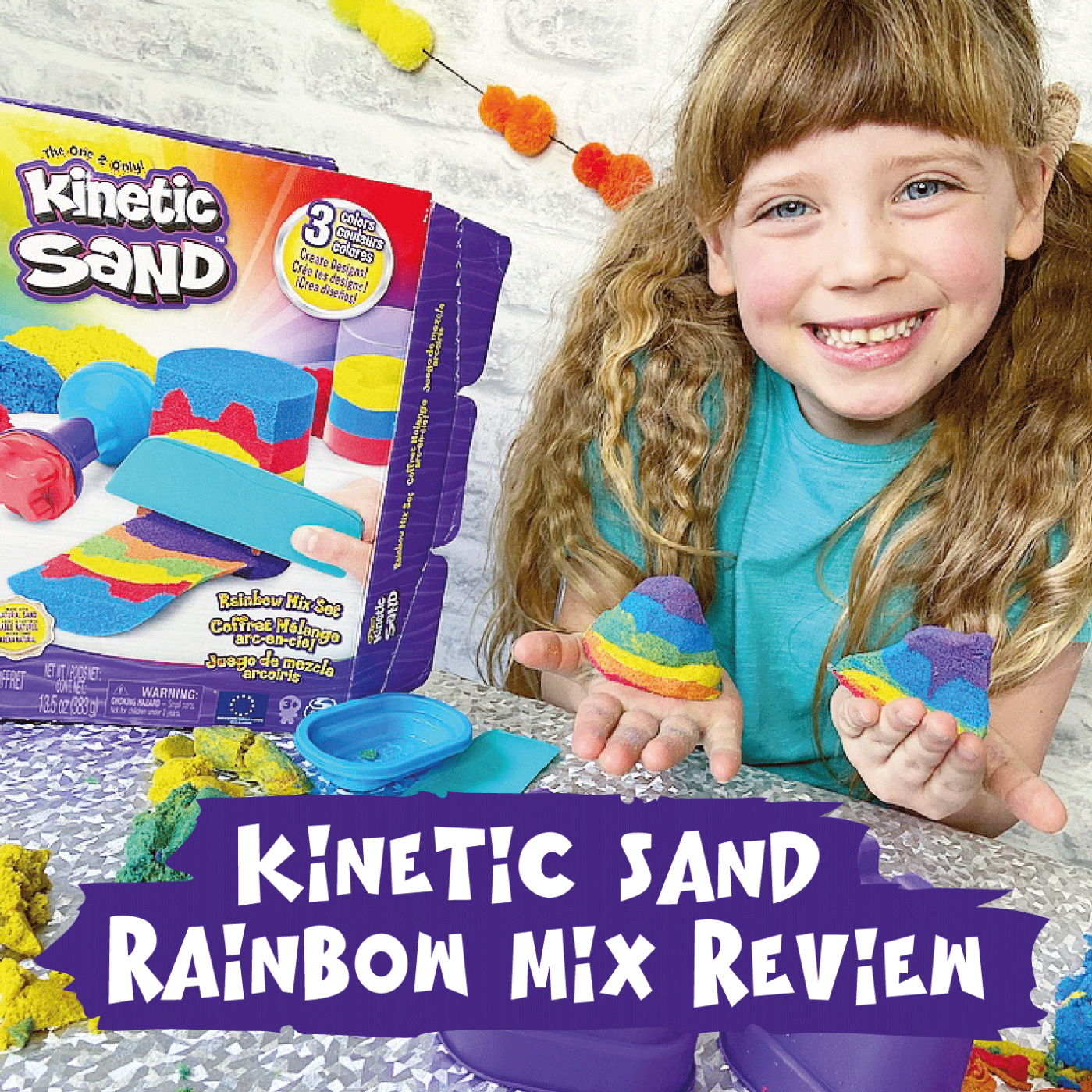 Kinetic Sand Rainbow Mix Review Sq